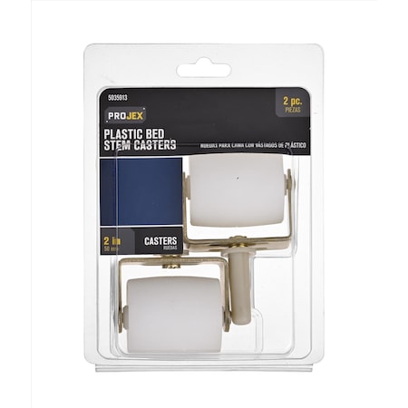 Projex Projex 0 in. D Swivel Aluminum Caster 125 lb 2 pk 9535/ACE